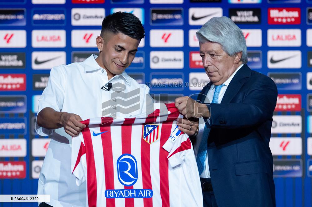 Atletico De Madrid's New Player Thiago Almada - Madrid