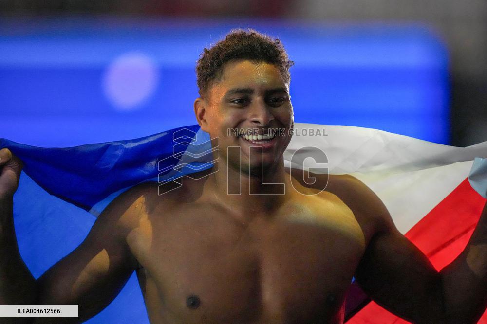 Yohann Ndoye Brouard Wins Bronze in 100 m Backstroke at World Swimming Championships - Singapore
