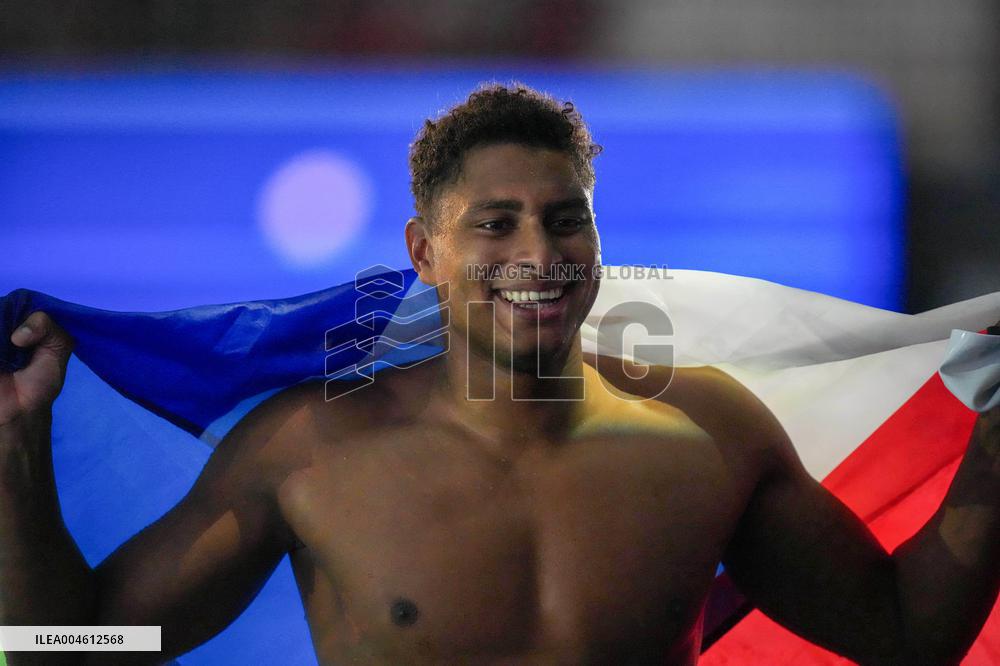 Yohann Ndoye Brouard Wins Bronze in 100 m Backstroke at World Swimming Championships - Singapore