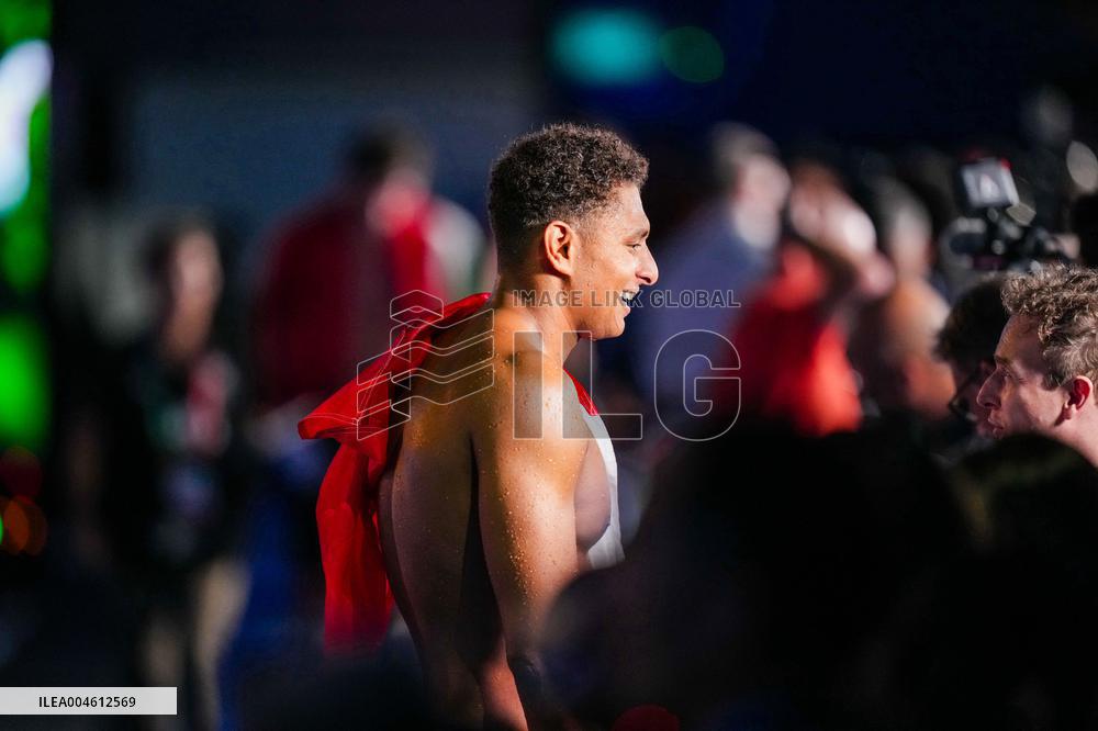 Yohann Ndoye Brouard Wins Bronze in 100 m Backstroke at World Swimming Championships - Singapore