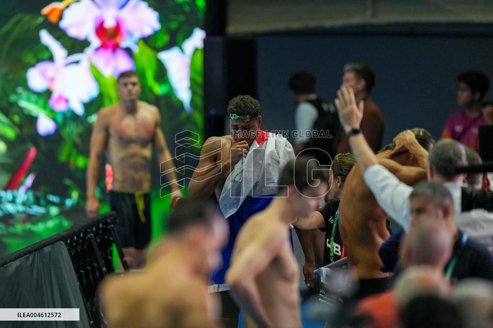 Yohann Ndoye Brouard Wins Bronze in 100 m Backstroke at World Swimming Championships - Singapore