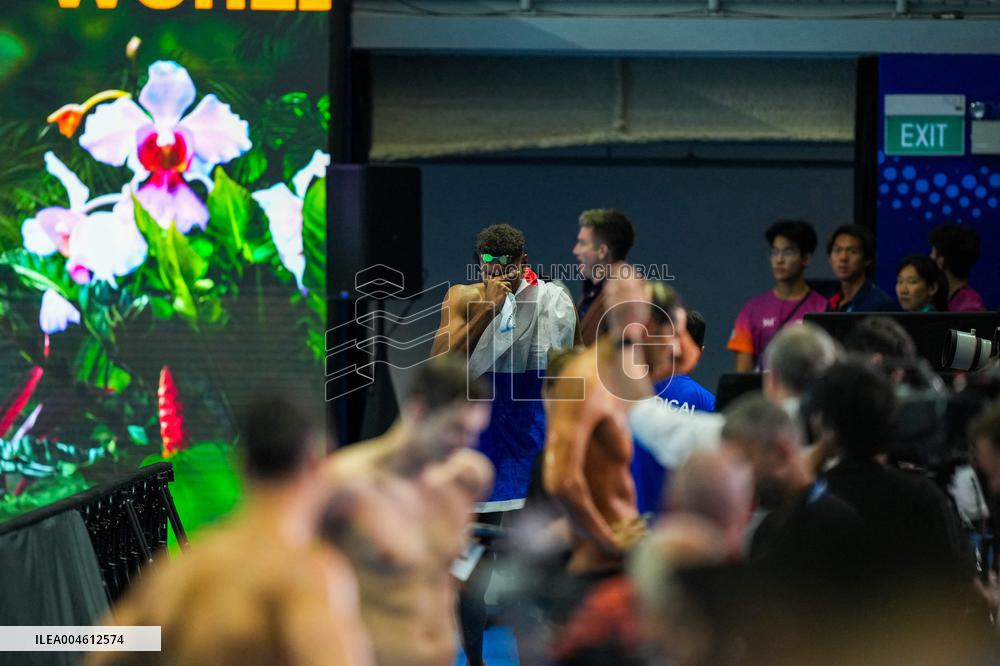 Yohann Ndoye Brouard Wins Bronze in 100 m Backstroke at World Swimming Championships - Singapore