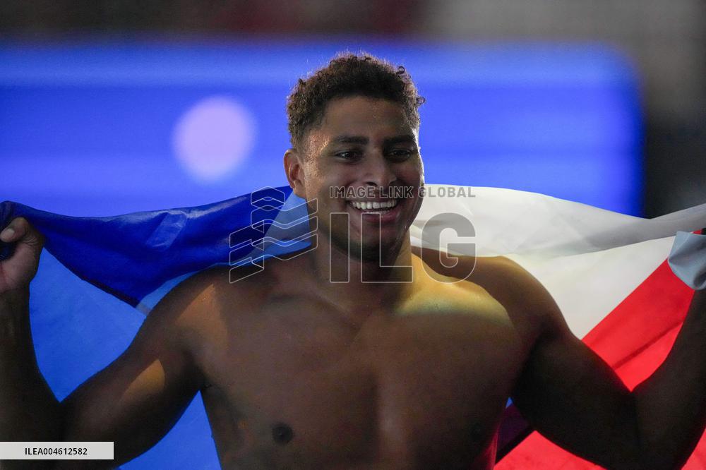 Yohann Ndoye Brouard Wins Bronze in 100 m Backstroke at World Swimming Championships - Singapore