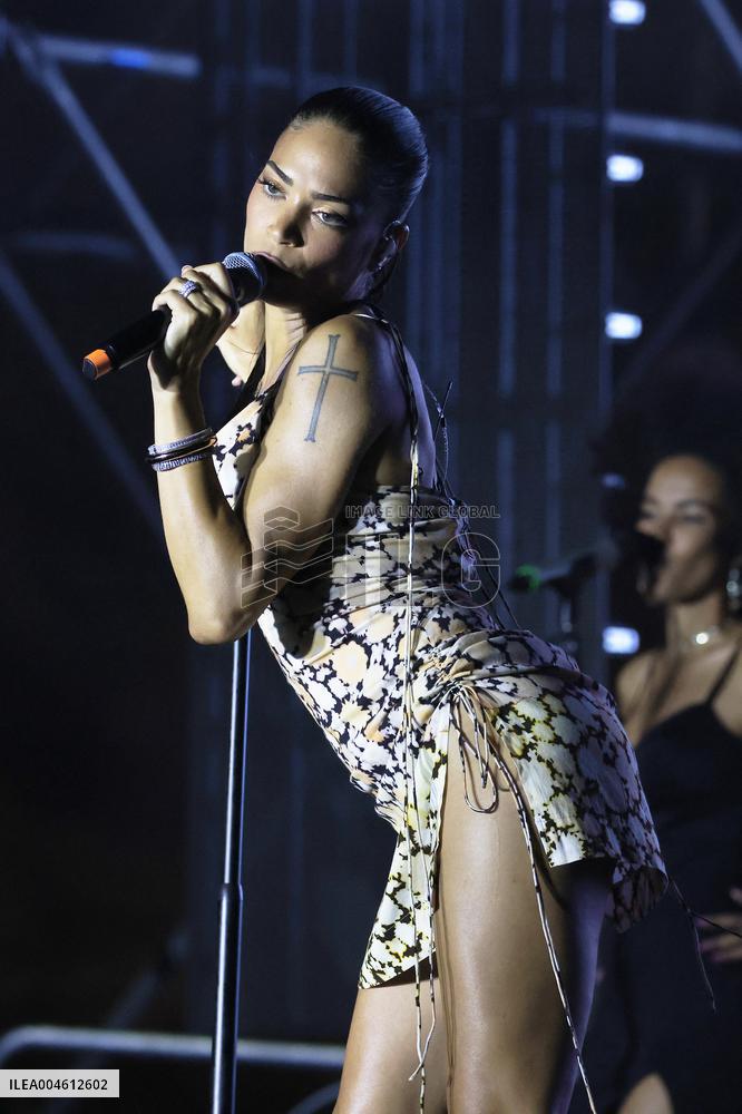 Elodie Shines at Green Valley Pop Fest - Italy