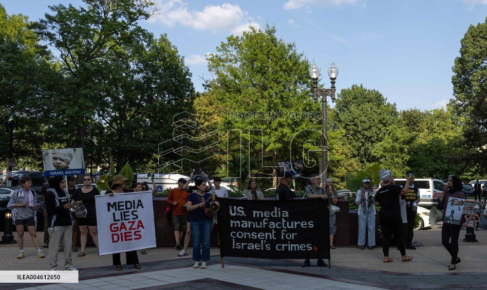 US Media Protest July 28 2025