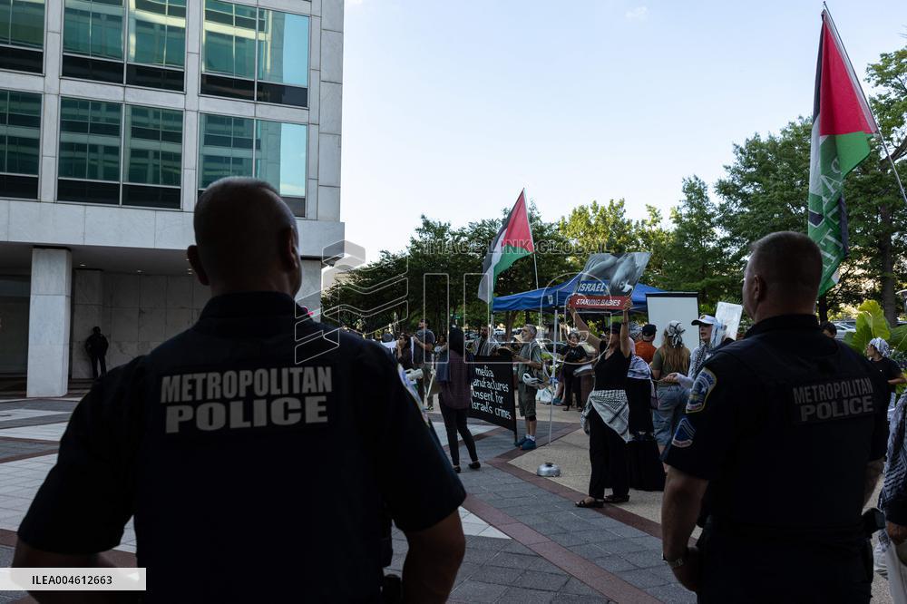 US Media Protest July 28 2025