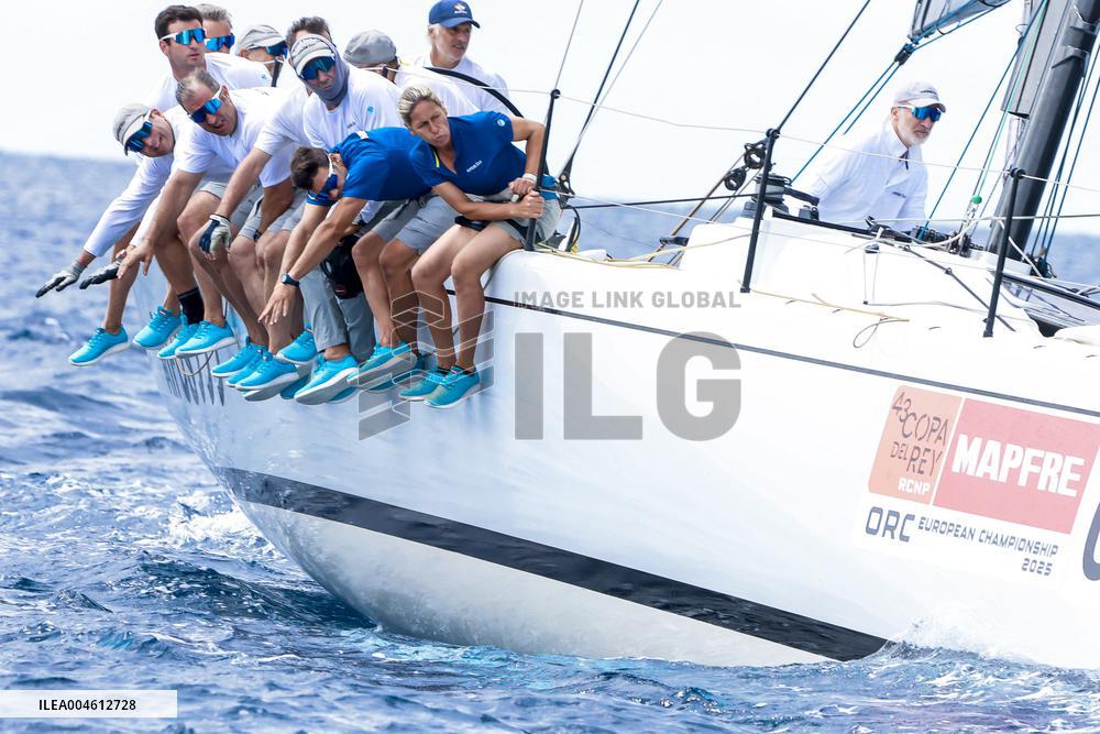 King Felipe First Day Of The 43Rd Sailing King s Cup - Spain