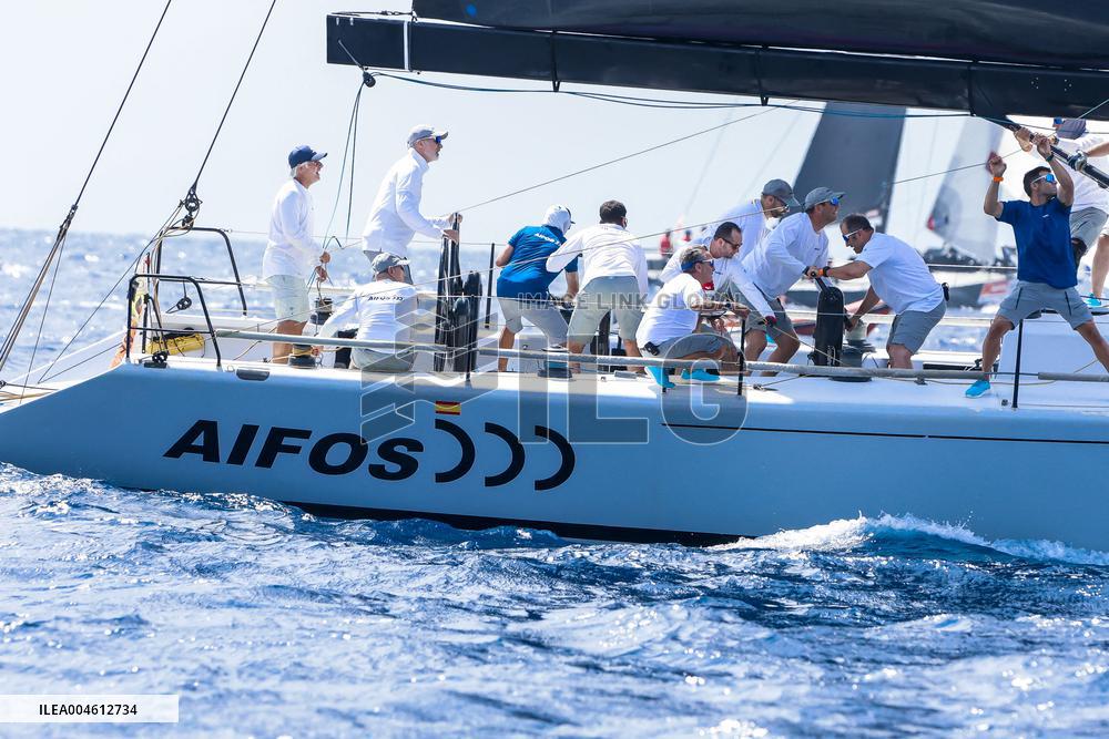 King Felipe First Day Of The 43Rd Sailing King s Cup - Spain