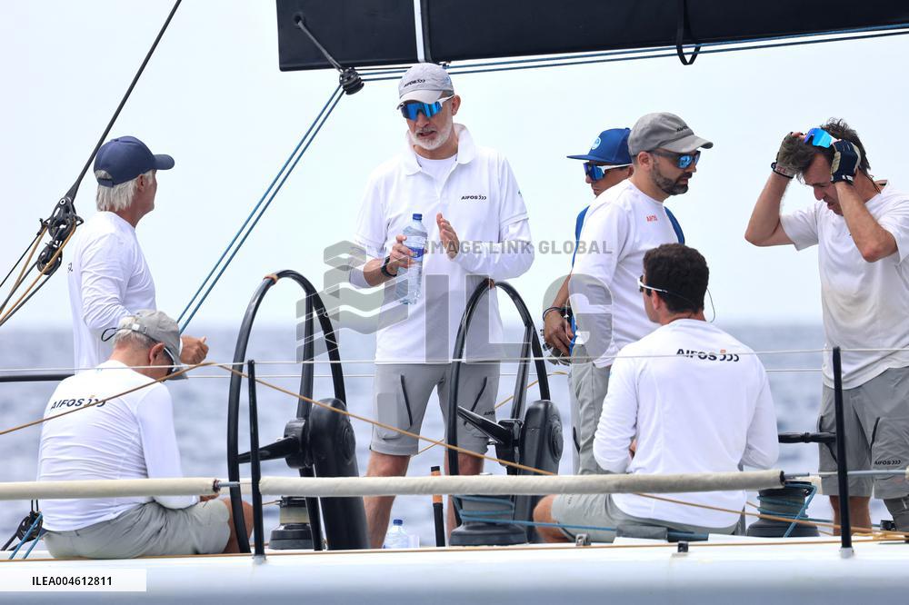King Felipe First Day Of The 43Rd Sailing King's Cup - Spain