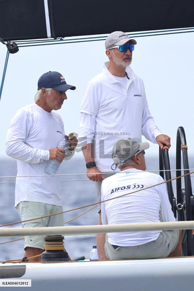 King Felipe First Day Of The 43Rd Sailing King's Cup - Spain
