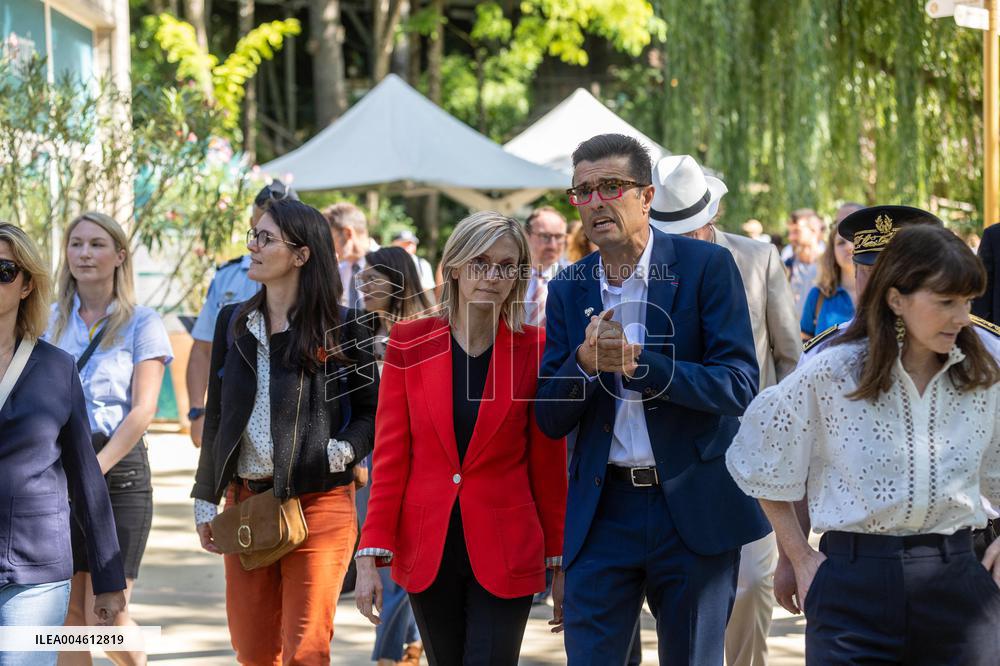 Agnes Pannier-Runacher Visits The ZooPark of Beauval - Saint-Aignan-sur-Cher