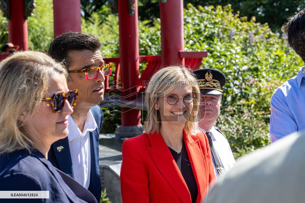 Agnes Pannier-Runacher Visits The ZooPark of Beauval - Saint-Aignan-sur-Cher