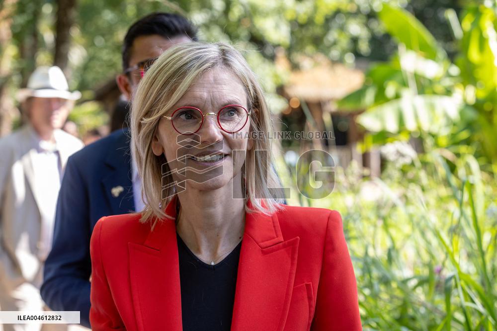 Agnes Pannier-Runacher Visits The ZooPark of Beauval - Saint-Aignan-sur-Cher