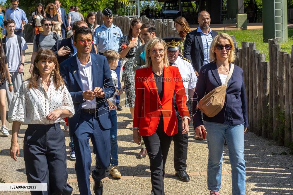 Agnes Pannier-Runacher Visits The ZooPark of Beauval - Saint-Aignan-sur-Cher