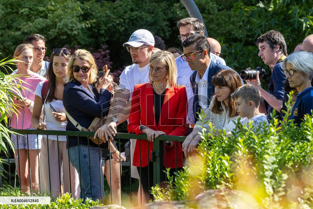 Agnes Pannier-Runacher Visits The ZooPark of Beauval - Saint-Aignan-sur-Cher