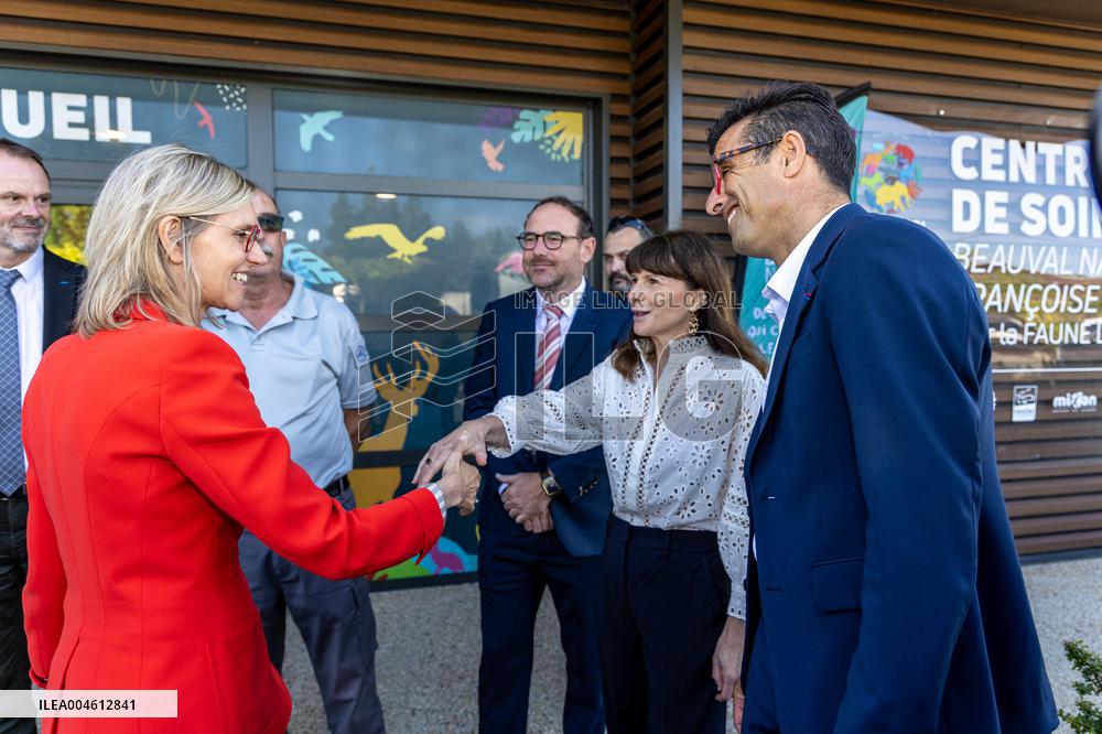 Agnes Pannier-Runacher Visits The ZooPark of Beauval - Saint-Aignan-sur-Cher