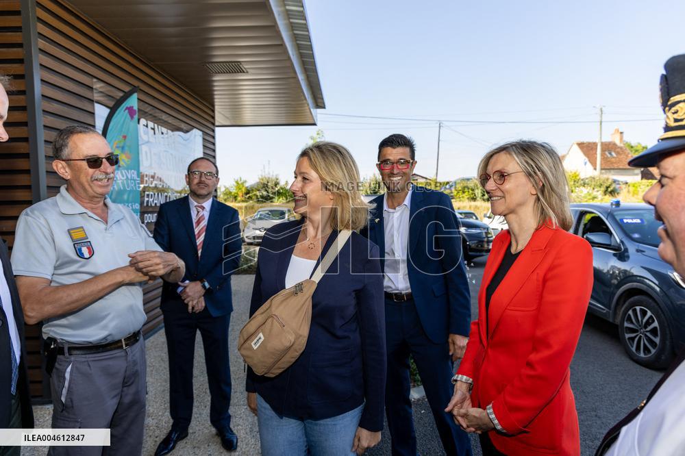 Agnes Pannier-Runacher Visits The ZooPark of Beauval - Saint-Aignan-sur-Cher