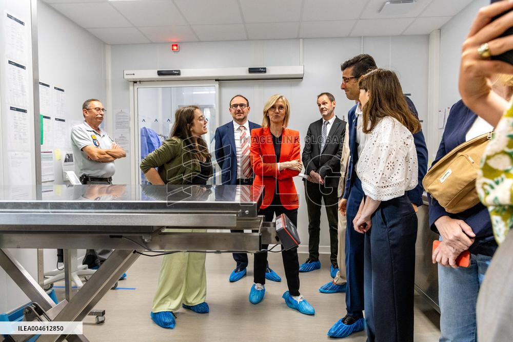 Agnes Pannier-Runacher Visits The ZooPark of Beauval - Saint-Aignan-sur-Cher