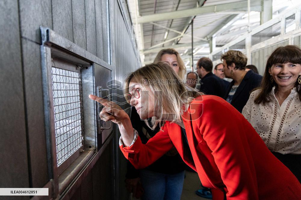 Agnes Pannier-Runacher Visits The ZooPark of Beauval - Saint-Aignan-sur-Cher