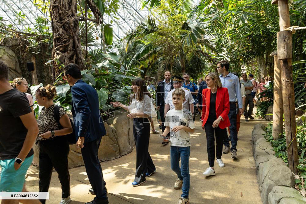 Agnes Pannier-Runacher Visits The ZooPark of Beauval - Saint-Aignan-sur-Cher