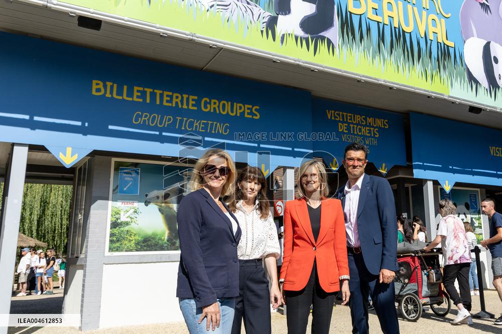 Agnes Pannier-Runacher Visits The ZooPark of Beauval - Saint-Aignan-sur-Cher