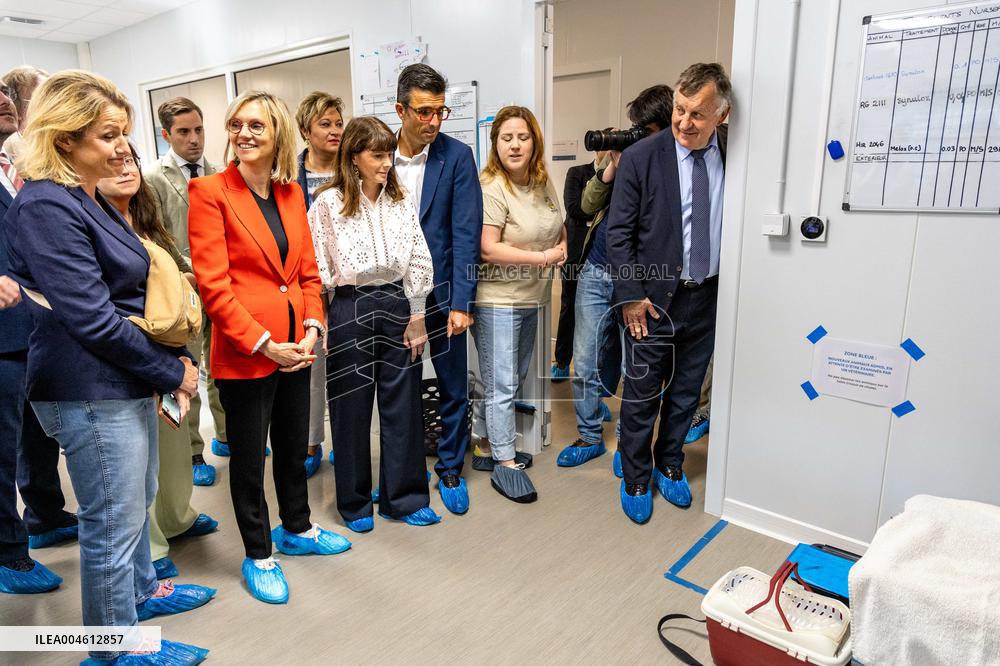 Agnes Pannier-Runacher Visits The ZooPark of Beauval - Saint-Aignan-sur-Cher