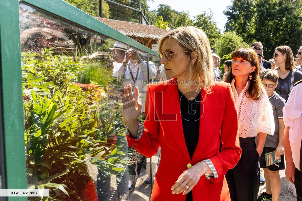 Agnes Pannier-Runacher Visits The ZooPark of Beauval - Saint-Aignan-sur-Cher