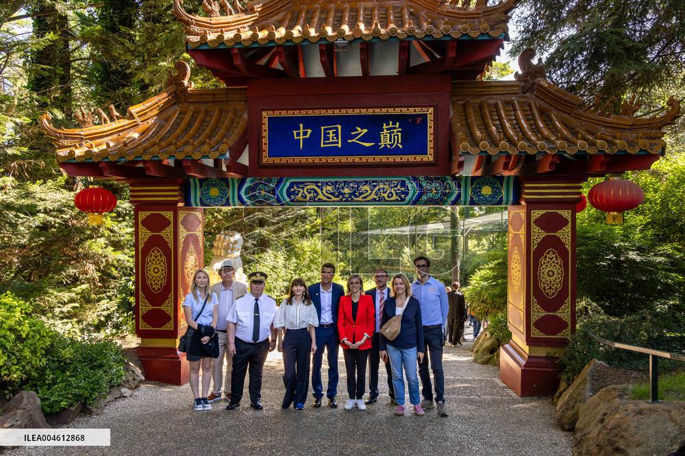 Agnes Pannier-Runacher Visits The ZooPark of Beauval - Saint-Aignan-sur-Cher