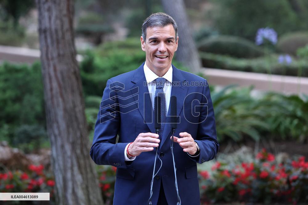 Pedro Sánchez Meets With King Felipe VI - Palma De Mallorca