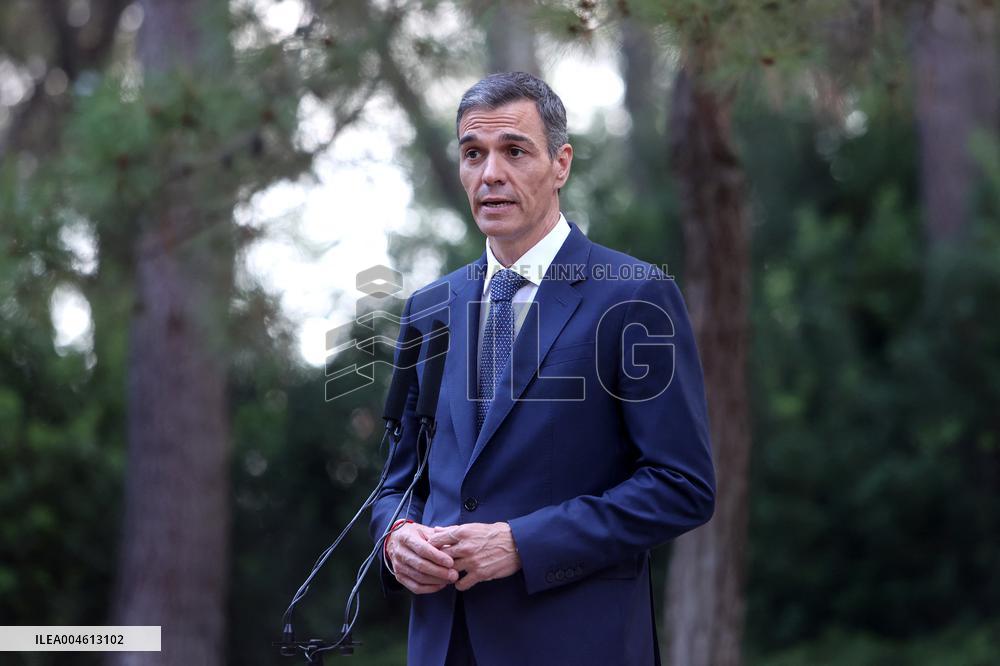 Pedro Sánchez Meets With King Felipe VI - Palma De Mallorca