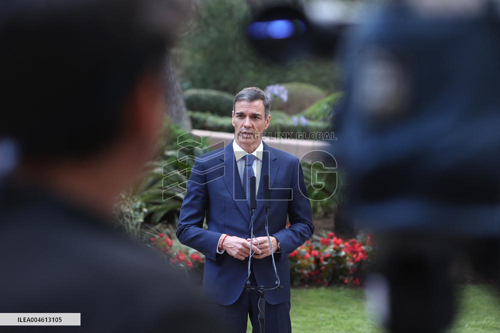 Pedro Sánchez Meets With King Felipe VI - Palma De Mallorca