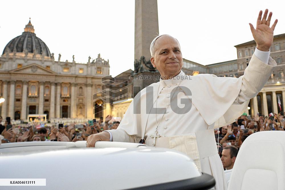 Pope Leo XIV At The Welcome Mass of the Jubilee of Youth - Vatican