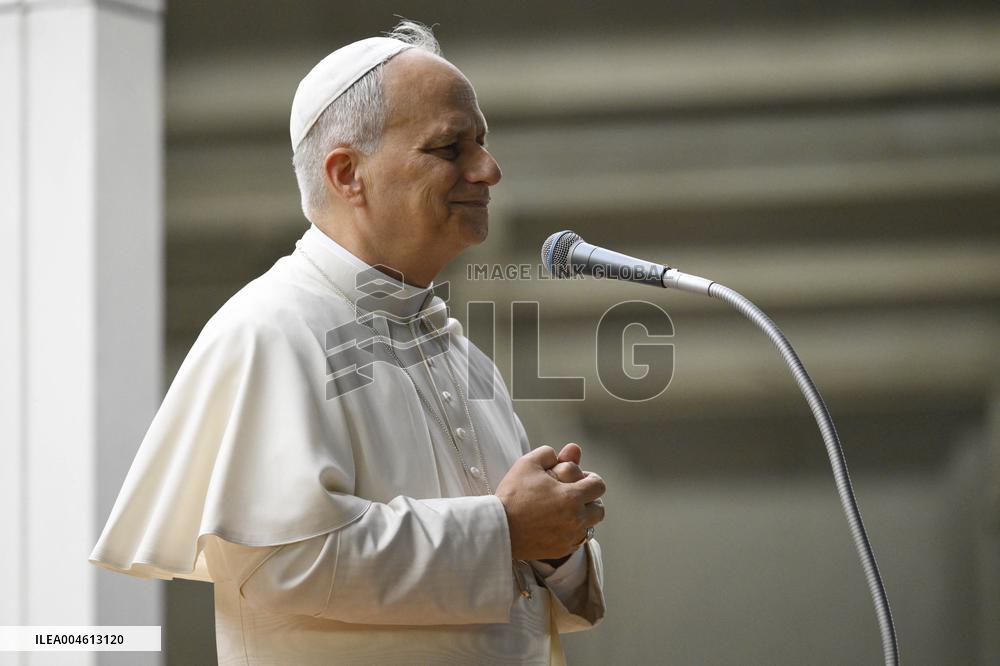 Pope Leo XIV At The Welcome Mass of the Jubilee of Youth - Vatican