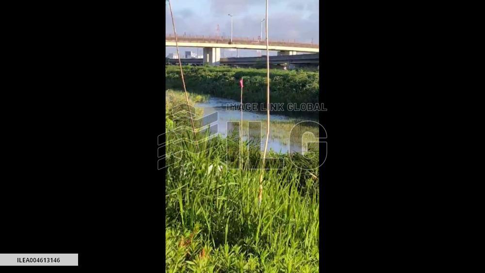 Japan: Tsunami Surges Up River in Miyagi After Massive Quake Off Kamchatka Peninsula