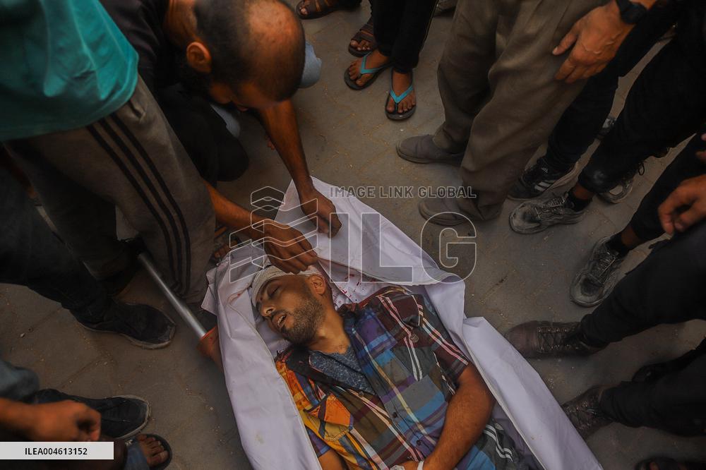 Funeral Held For Palestinian Man Killed By Israeli Sniper In Northern Gaza