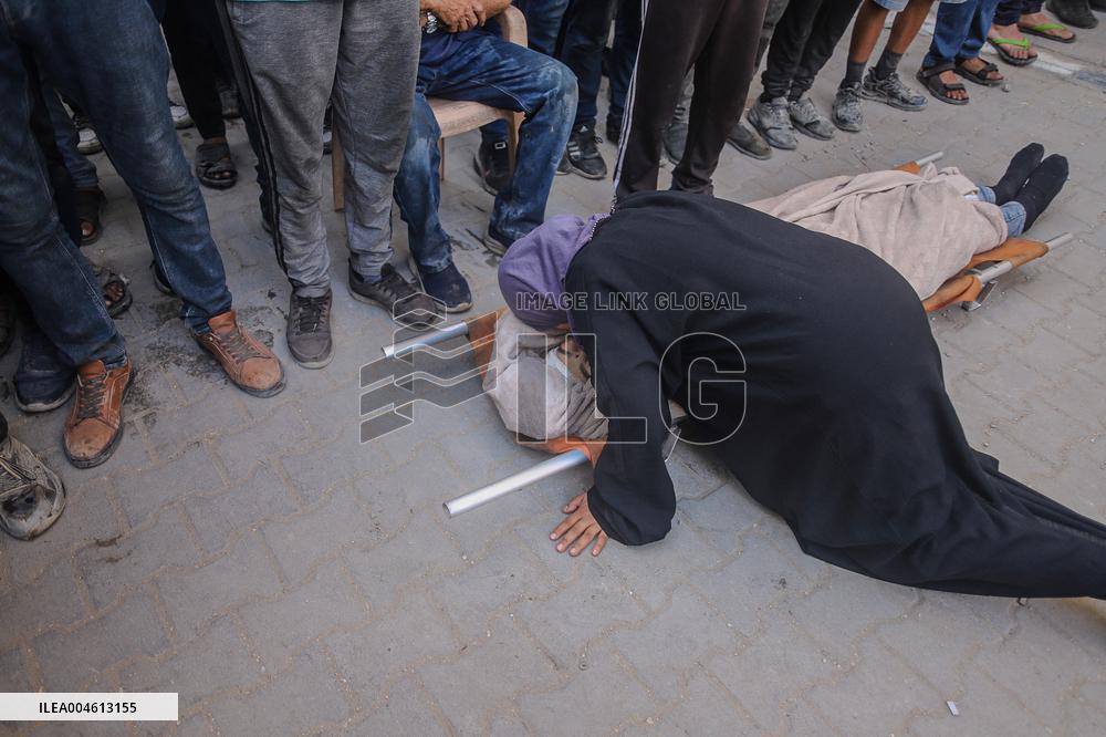 Funeral Held For Palestinian Man Killed By Israeli Sniper In Northern Gaza