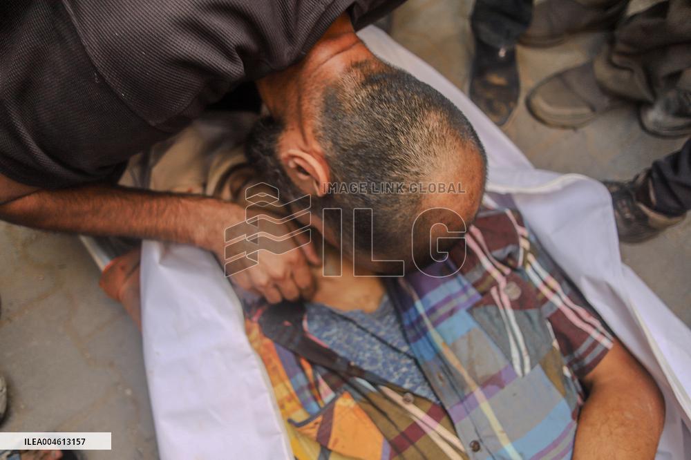 Funeral Held For Palestinian Man Killed By Israeli Sniper In Northern Gaza