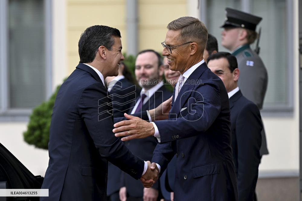 Paraguay President Santiago Pena visits Finland