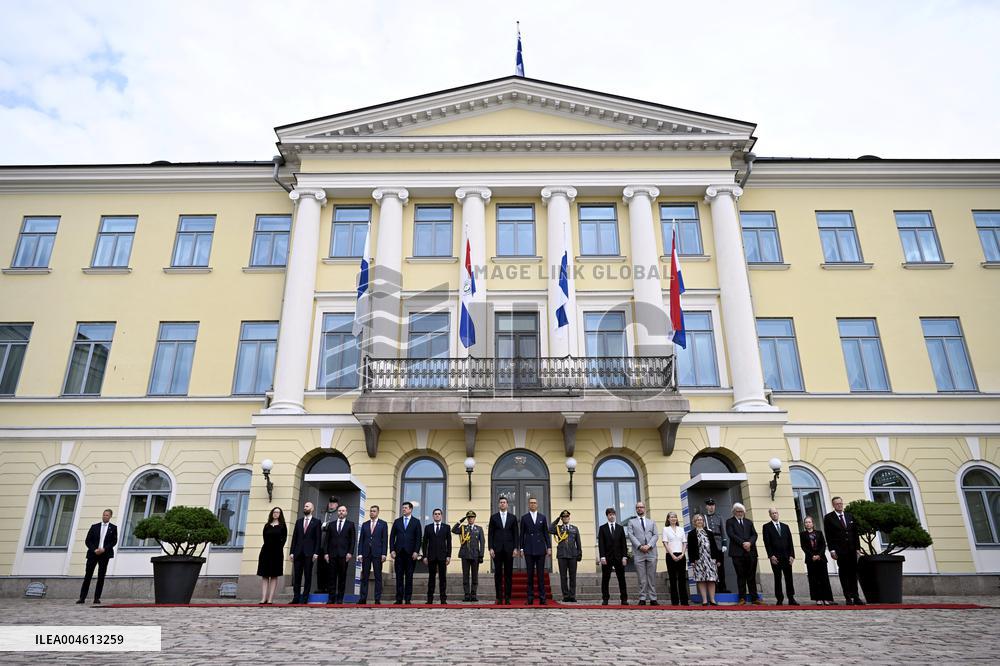 Paraguay President Santiago Pena visits Finland