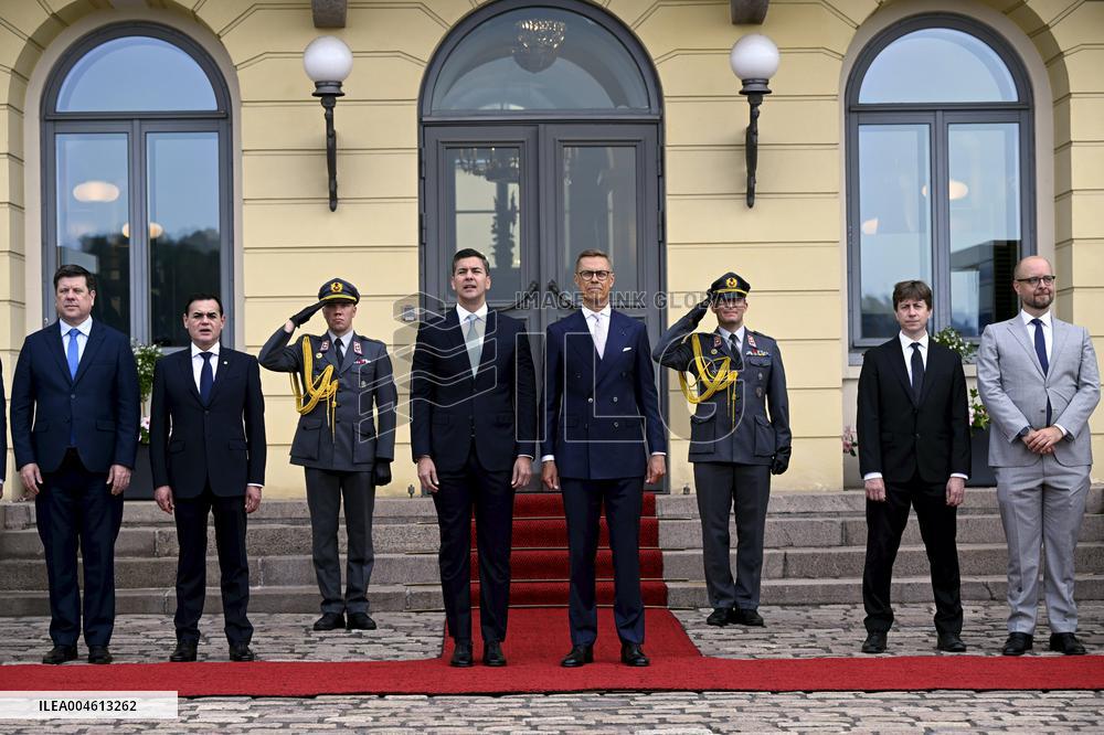 Paraguay President Santiago Pena visits Finland