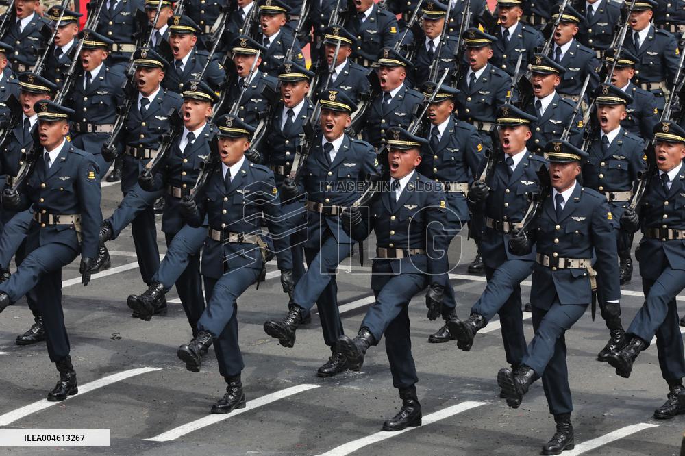 Parade To Commemorate The 204th Anniversary Of Peru's Independence - Lima
