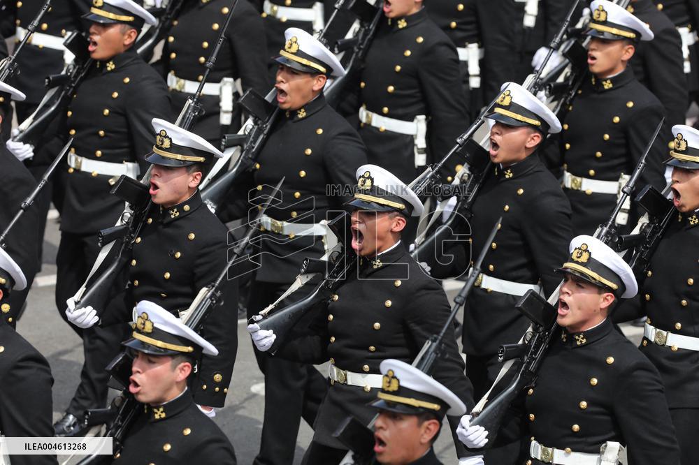 Parade To Commemorate The 204th Anniversary Of Peru's Independence - Lima