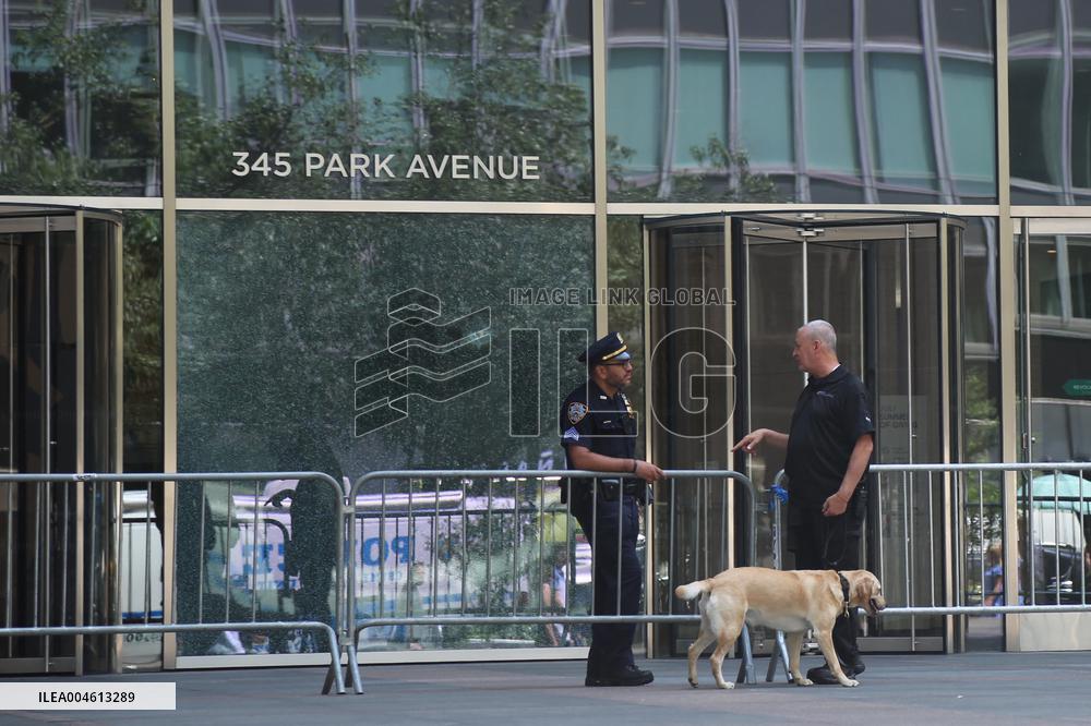 Aftermath of Park Avenue Shooting - NYC