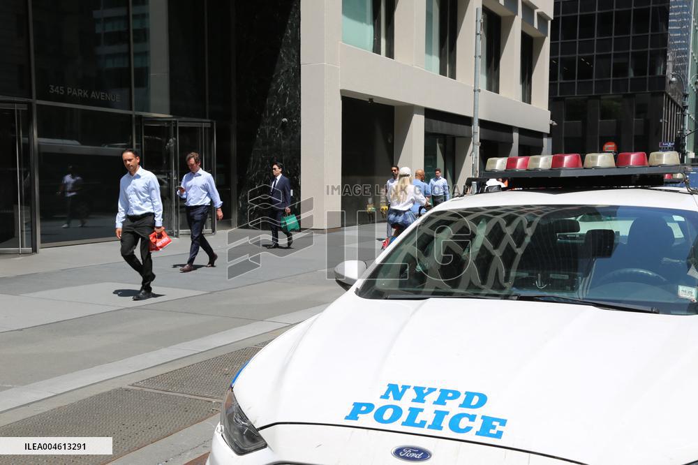 Aftermath of Park Avenue Shooting - NYC