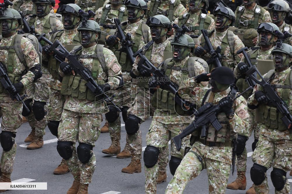 Parade To Commemorate The 204th Anniversary Of Peru's Independence - Lima