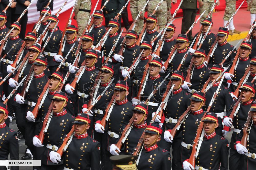 Parade To Commemorate The 204th Anniversary Of Peru's Independence - Lima
