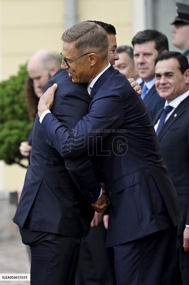 Paraguay President Santiago Pena visits Finland