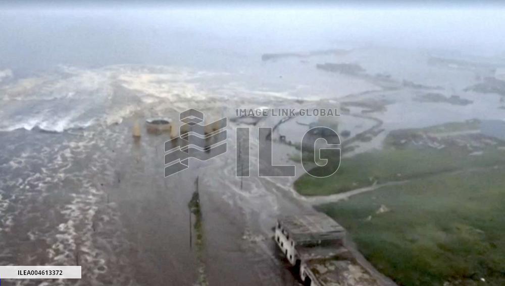 Tsunami Waves Submerge Kamchatka Coastal City - Russia
