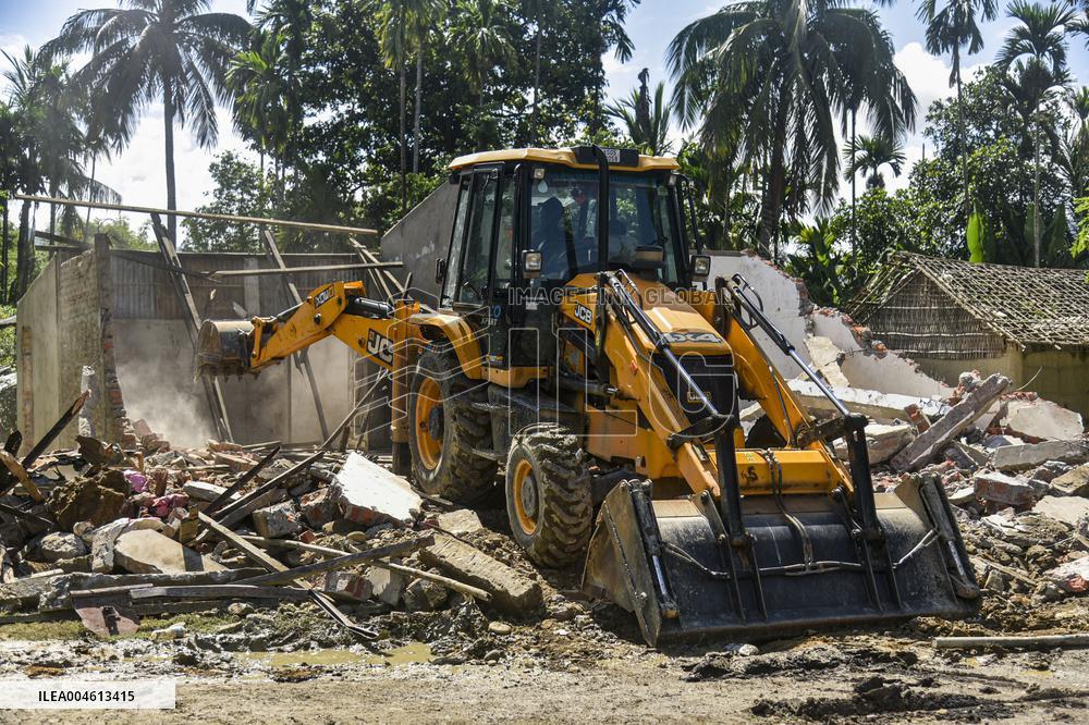 Assam Eviction Drive Targets Illegal Infiltration - India
