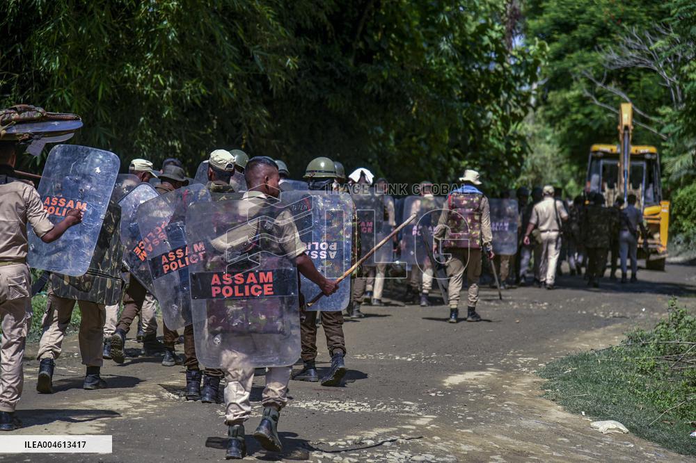 Assam Eviction Drive Targets Illegal Infiltration - India